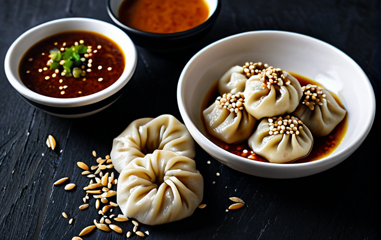 네팔 모모 덤플링 소스 추천 - Refreshing Mint-Yogurt Sauce with Momos**

"A family-friendly scene of a table setting featuring ste...